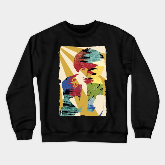 Angela Davis Crewneck Sweatshirt by HAPPY TRIP PRESS